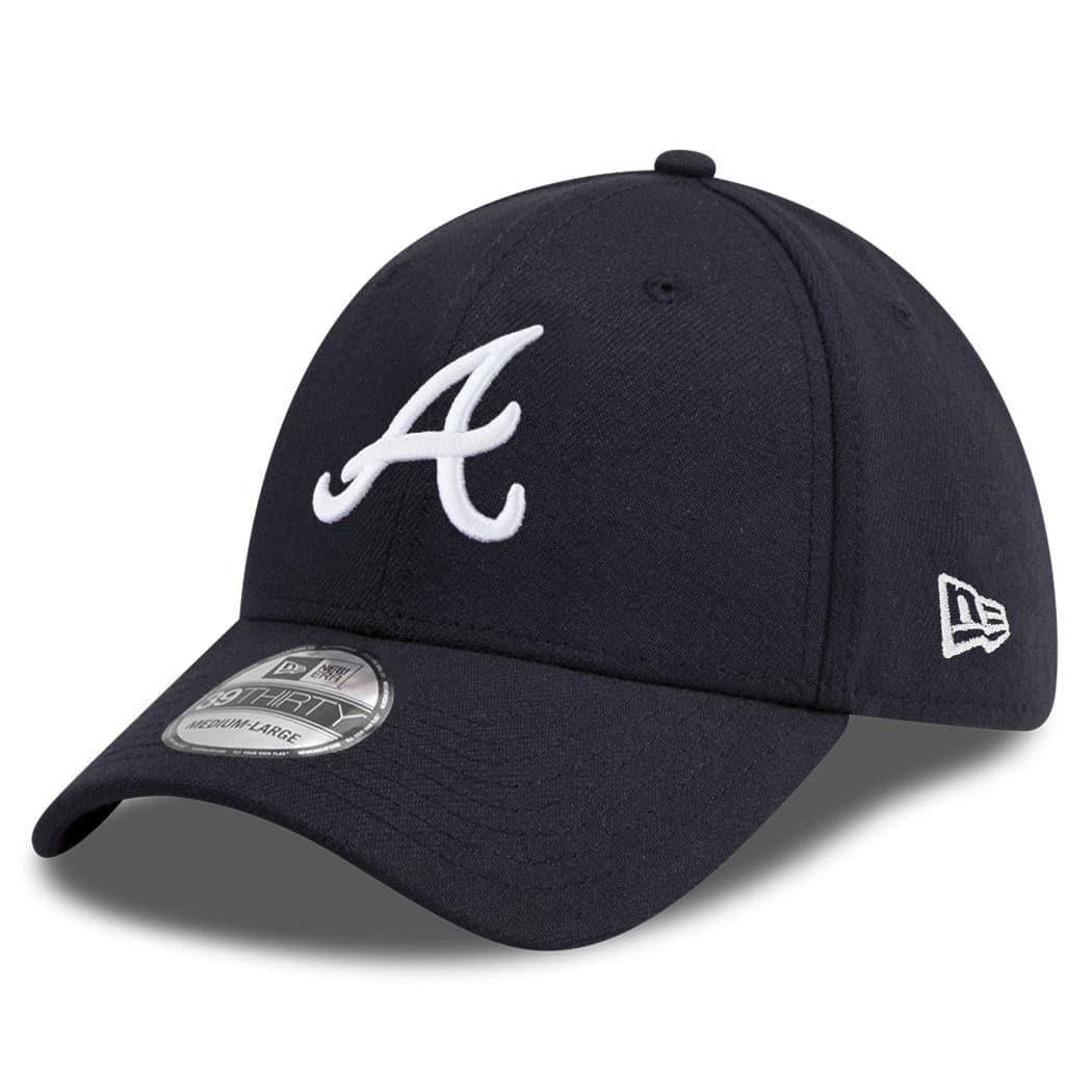 Atlanta Braves New Era MLB Team Classic 39THIRTY Curve Hat - Navy