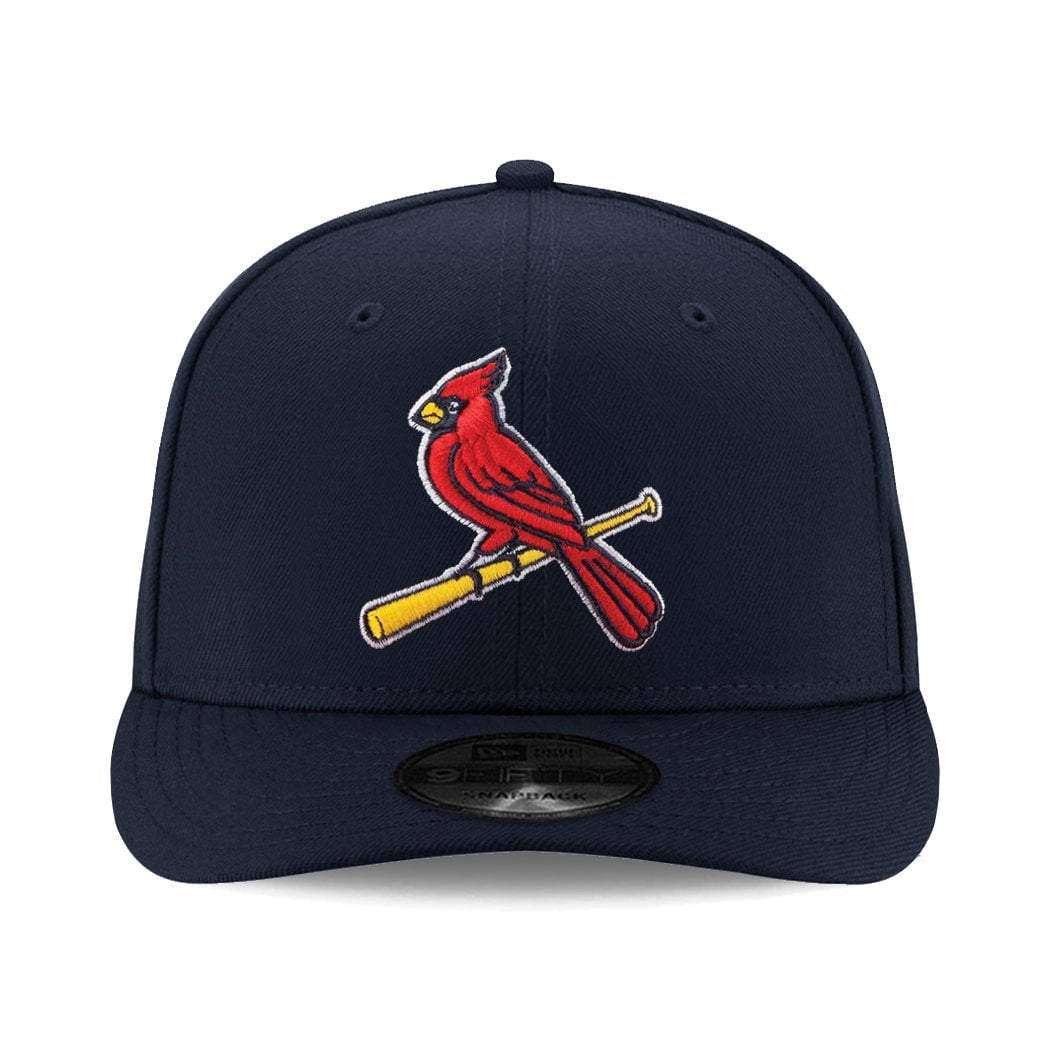 St Louis Cardinals New Era MLB Alt 9FIFTY Pre-Curved Snapback Hat - Navy