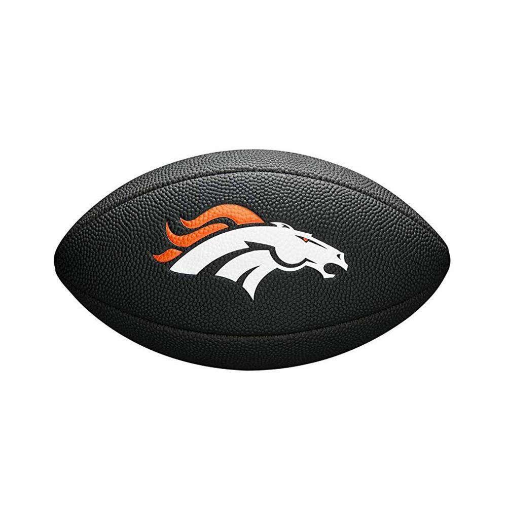 Denver Broncos Wilson NFL Mini Size Team Football - Black