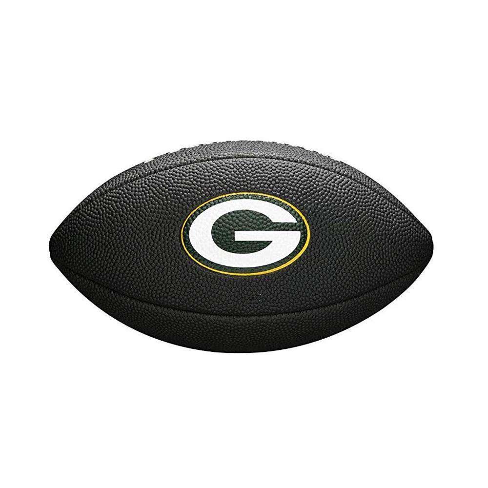 Green Bay Packers Wilson NFL Mini Size Team Football - Black