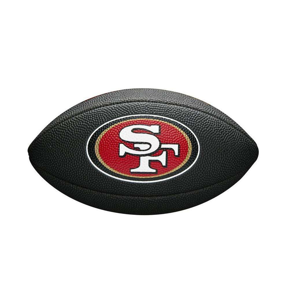 San Francisco 49ers Wilson NFL Mini Size Team Football - Black