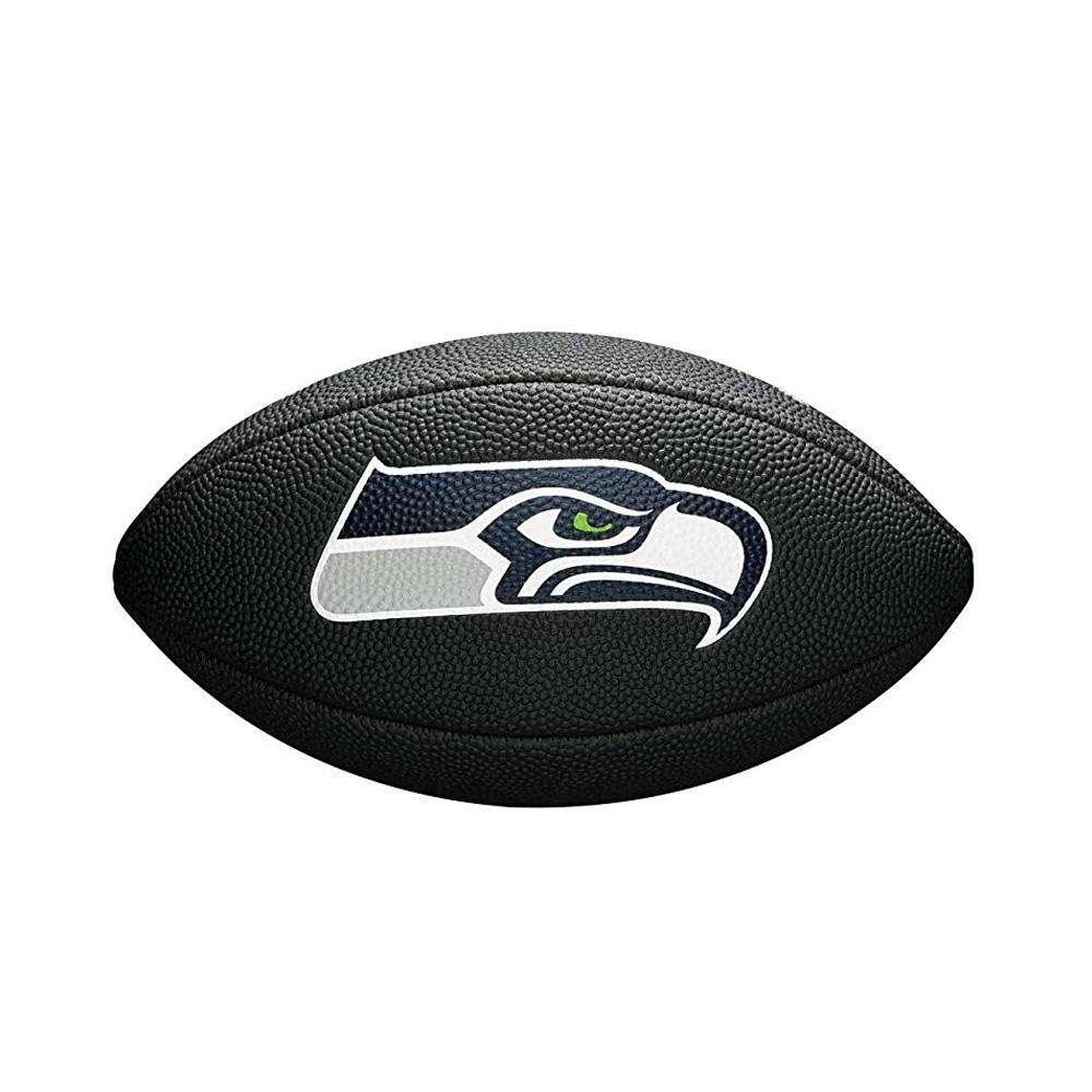 Seattle Seahawks Wilson NFL Mini Size Team Football - Black