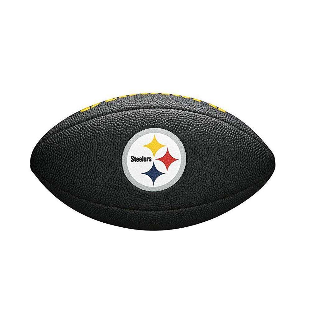 Pittsburgh Steelers Wilson NFL Mini Size Team Football - Black