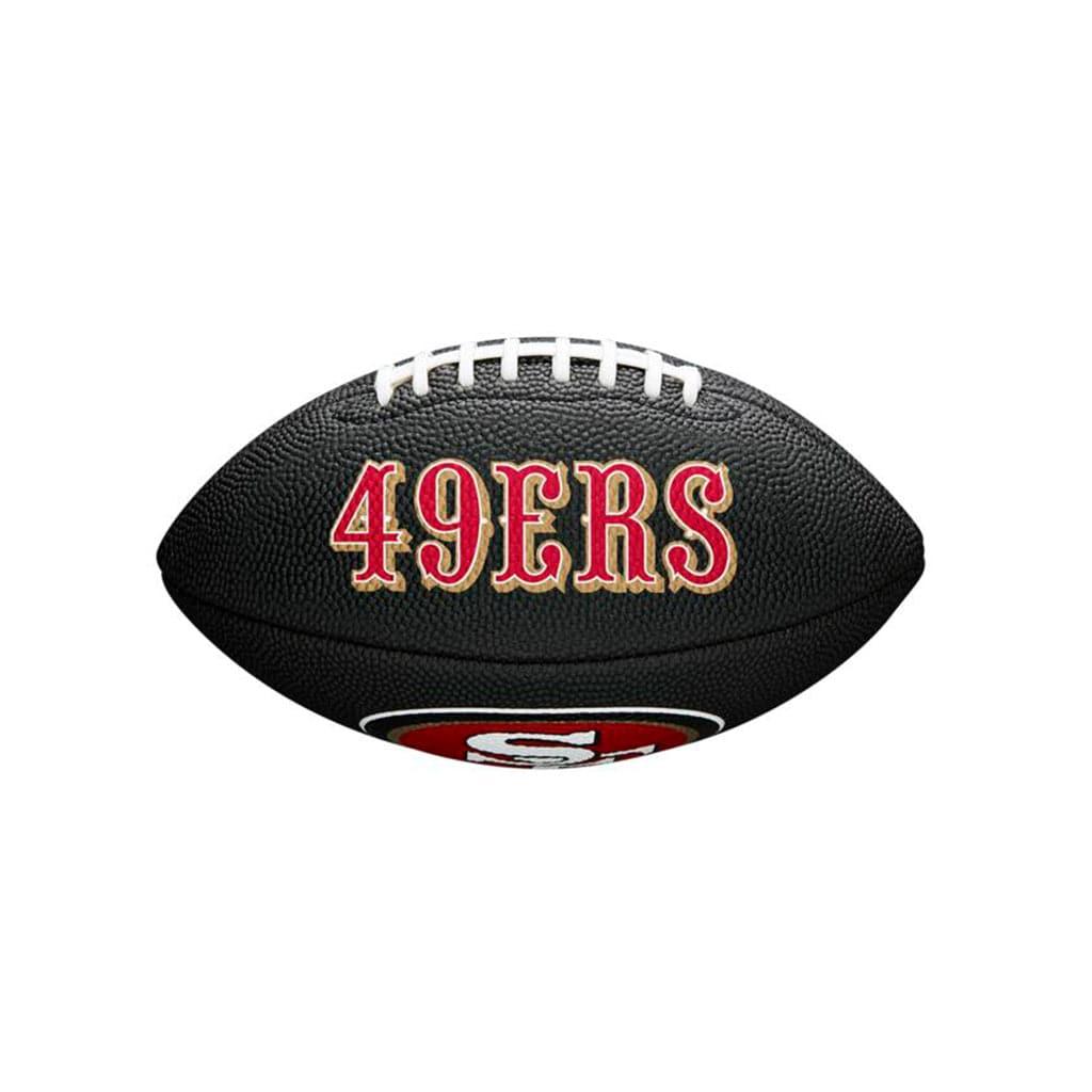 San Francisco 49ers Wilson NFL Mini Size Team Football - Black