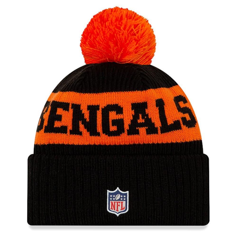 Cincinnati Bengals New Era NFL 2020 Team Colour Sideline Knit Beanie