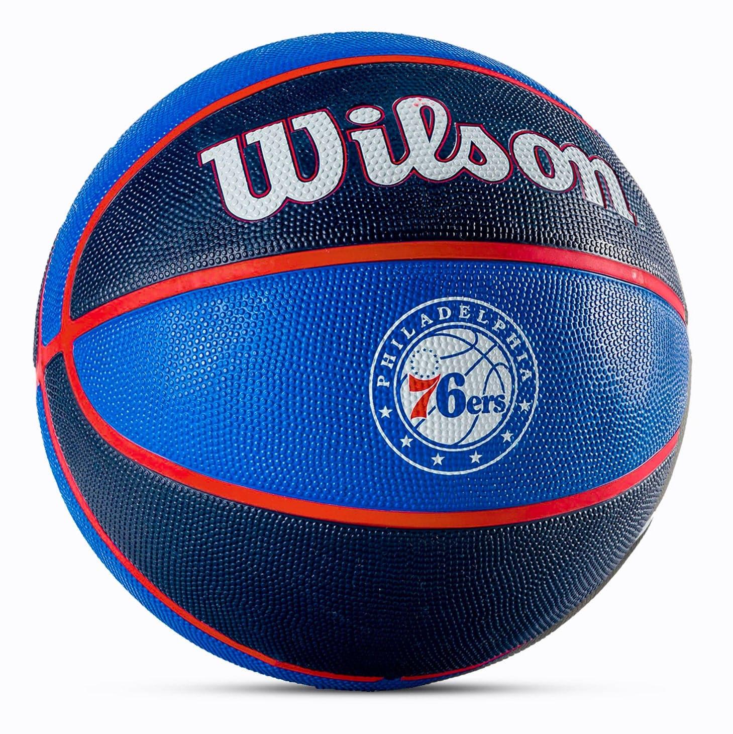 Philadelphia 76ers Wilson NBA Team Tribute Full Size Outdoor Basketball Ball