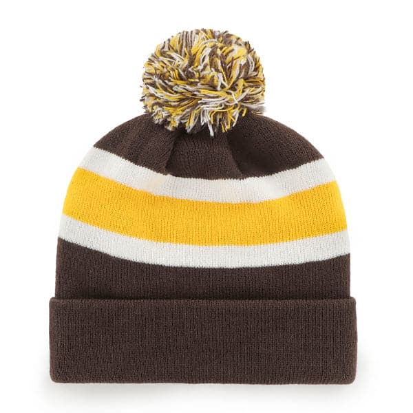 San Diego Padres '47 MLB Team Breakaway Knit Beanie - Brown