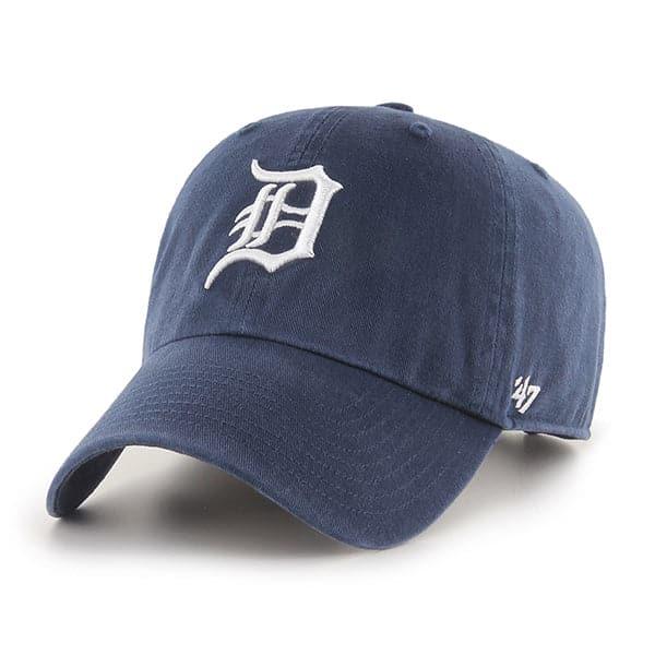 Detroit Tigers '47 MLB Team Clean Up Strapback Hat - Navy