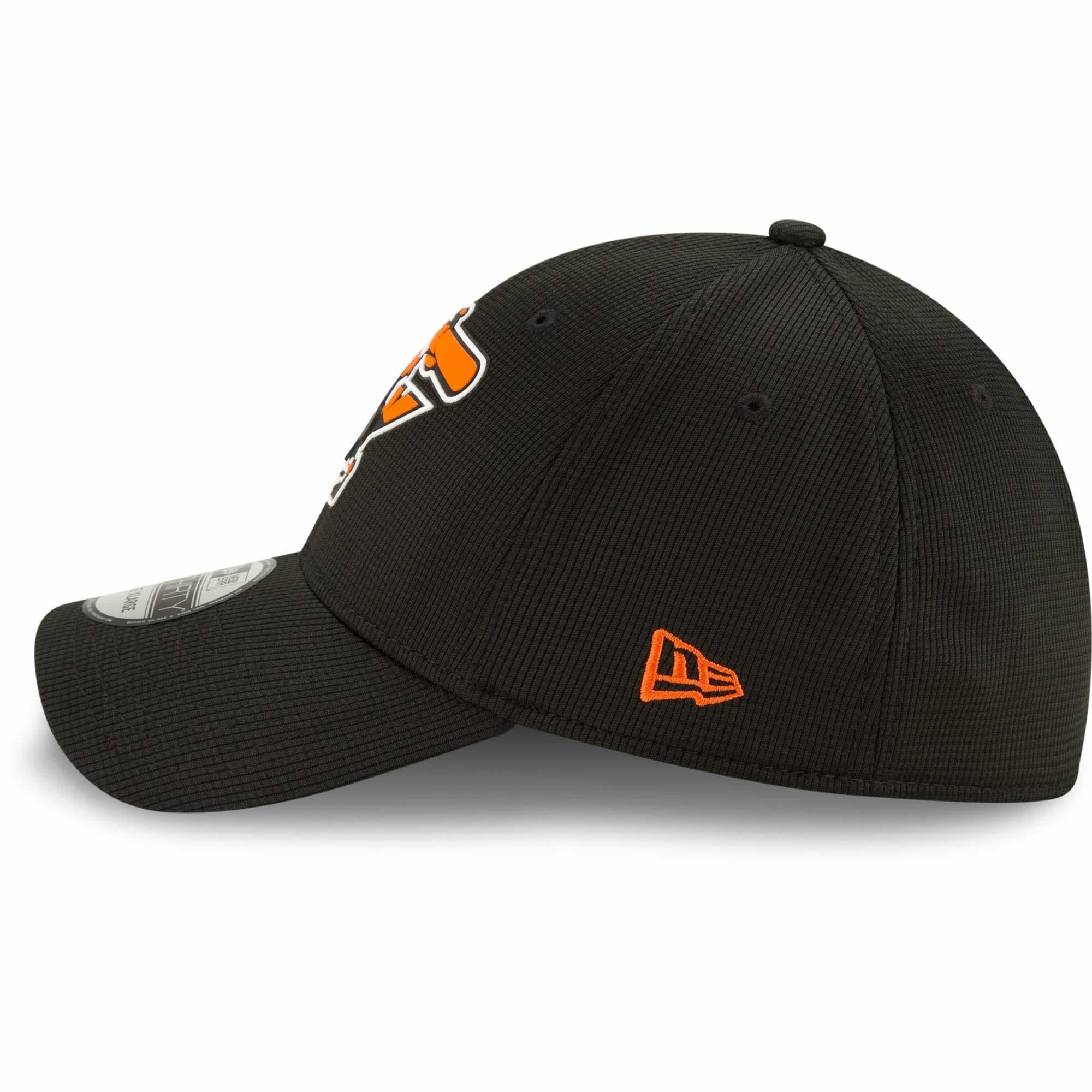 Baltimore Orioles New Era MLB Clubhouse 39THIRTY Flex Fit Curve Hat - Black