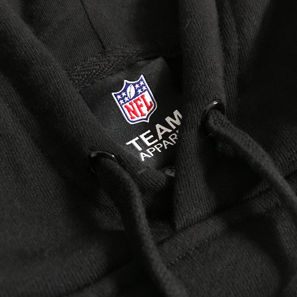 NFL Shield Logo Majestic League Hoodie Jumper - Black