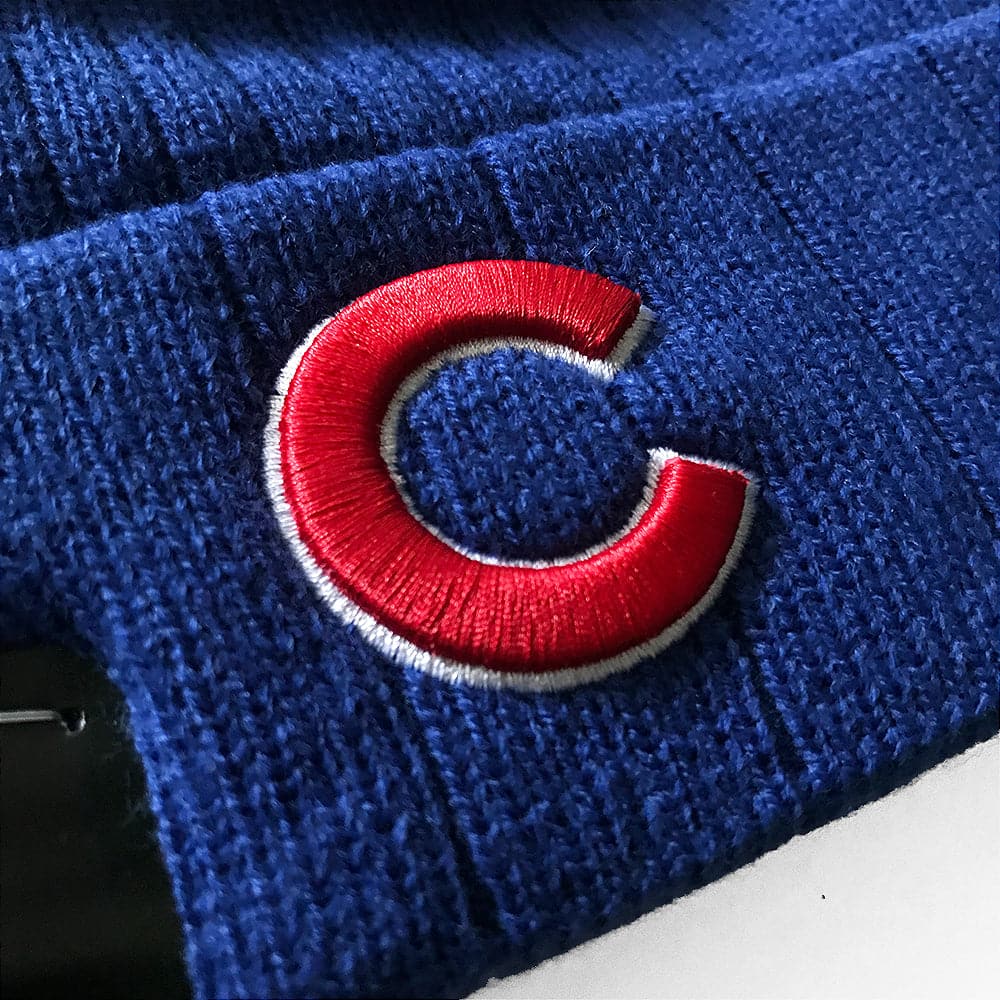 Chicago Cubs New Era MLB On-Field Team Cuffed Knit Beanie - Blue