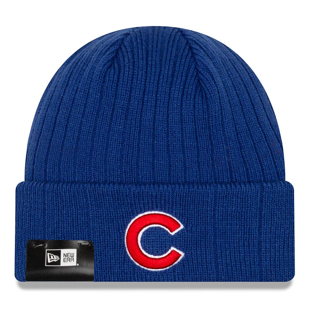 Chicago Cubs New Era MLB On-Field Team Cuffed Knit Beanie - Blue