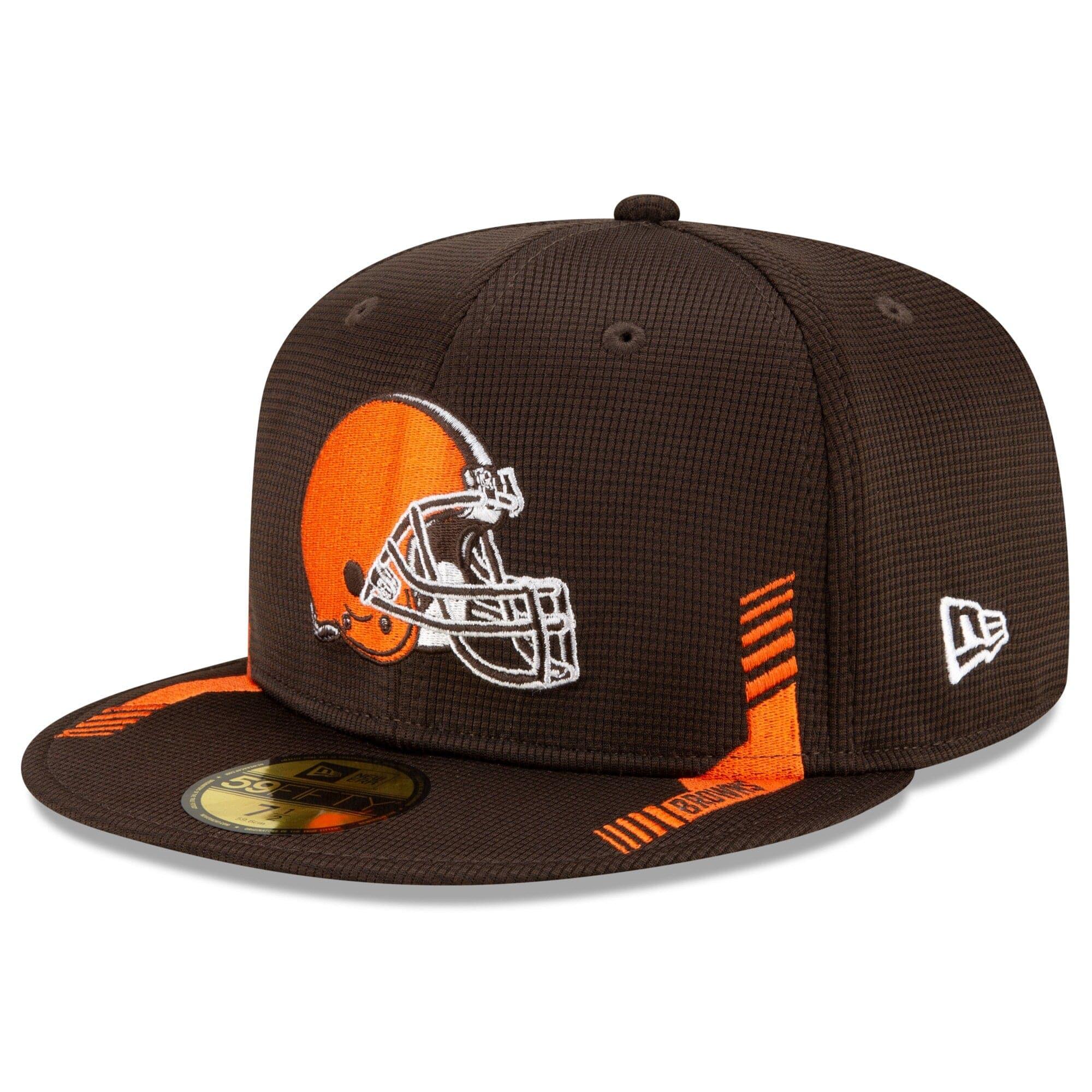 Cleveland Browns New Era NFL 2021 Sideline Home 59FIFTY Fitted Hat - Brown