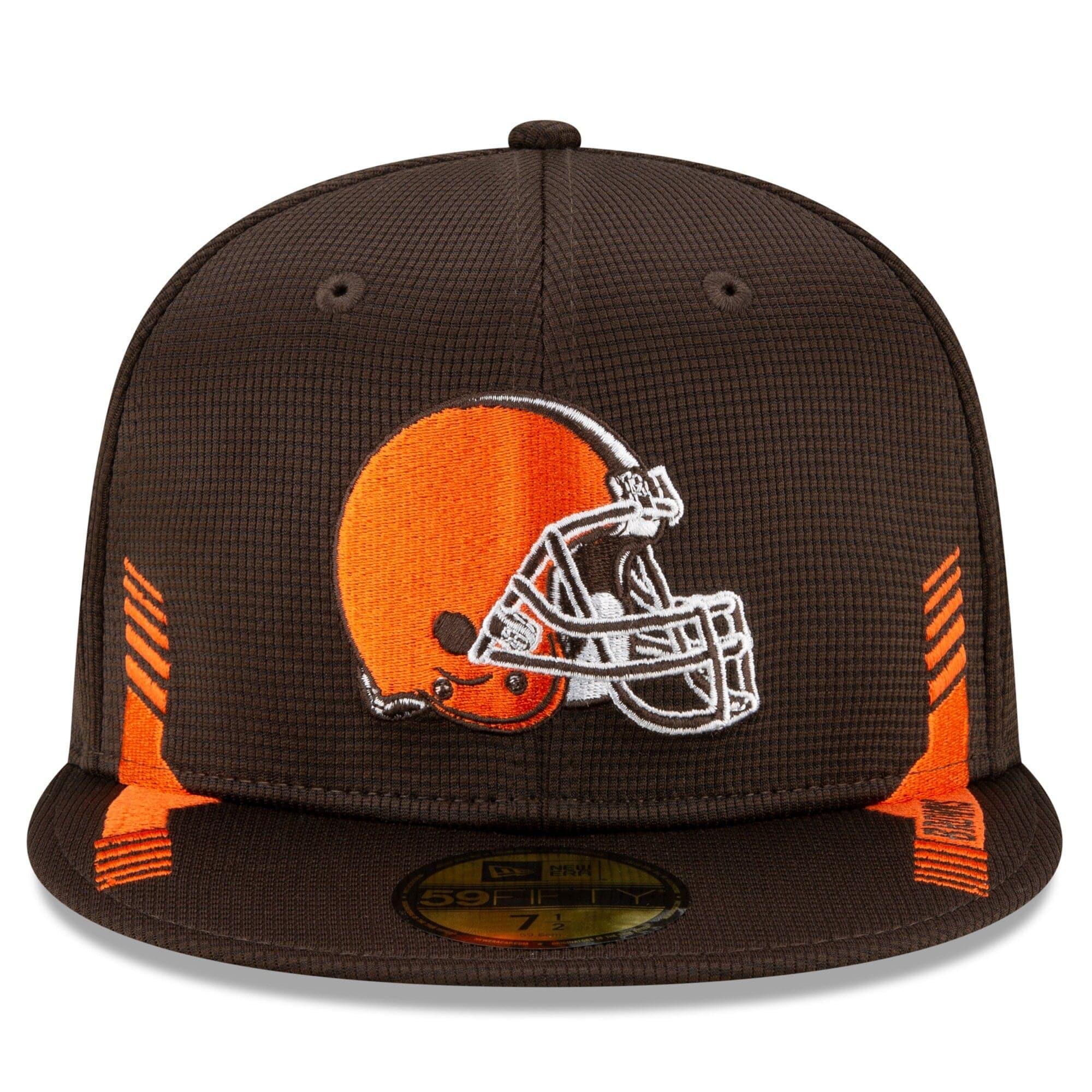 Cleveland Browns New Era NFL 2021 Sideline Home 59FIFTY Fitted Hat - Brown