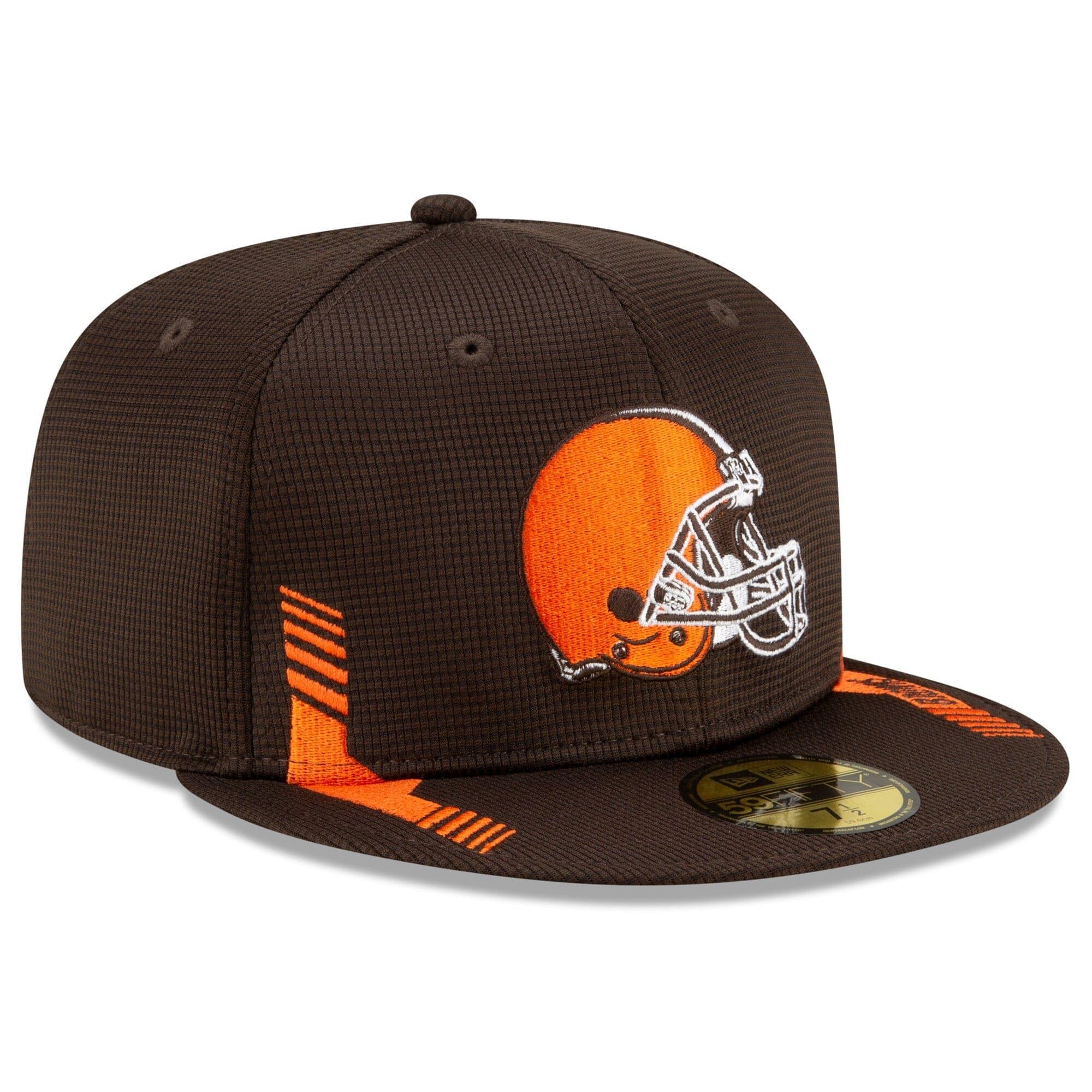 Cleveland Browns New Era NFL 2021 Sideline Home 59FIFTY Fitted Hat - Brown