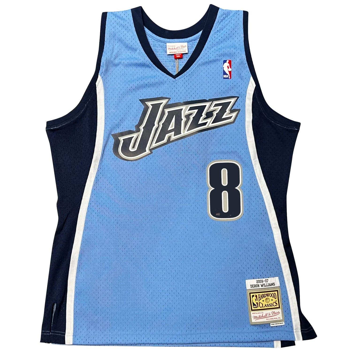 Deron Williams Utah Jazz 06-07 Alternate Mitchell & Ness NBA Swingman Jersey - Light Blue