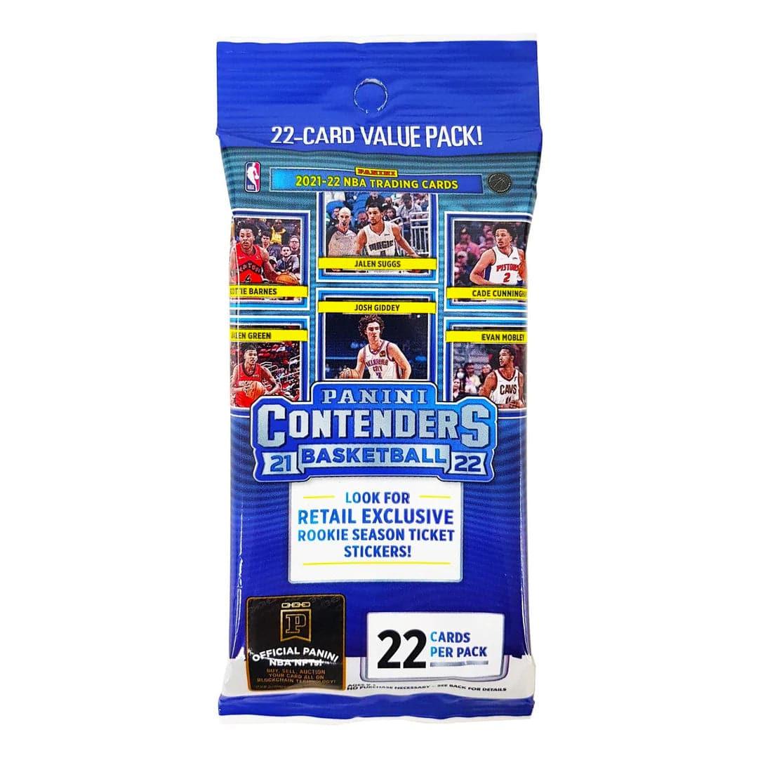 21-22 Panini NBA Contenders Basketball Trading Card Fat Pack