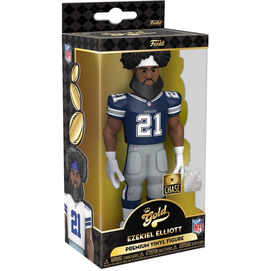 Ezekiel Elliott Dallas Cowboys Funko NFL 5" Vinyl Gold Figure