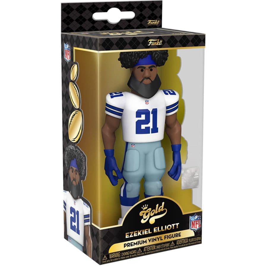 Ezekiel Elliott Dallas Cowboys Funko NFL 5" Vinyl Gold Figure