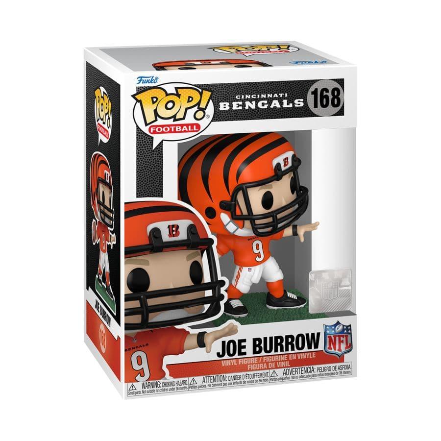 Joe Burrow Cincinnati Bengals Funko NFL Pop Vinyl Figure - Orange