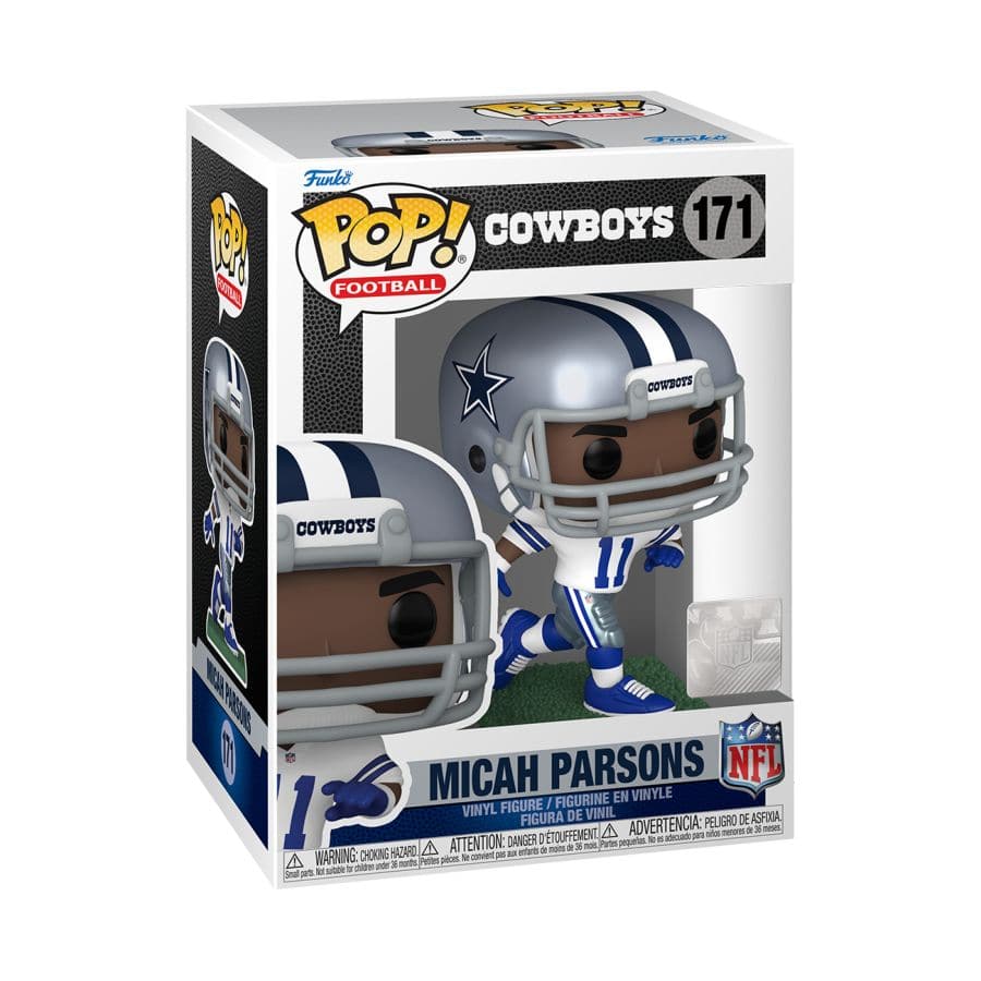 Micah Parsons Dallas Cowboys Funko NFL Pop Vinyl Figure - White