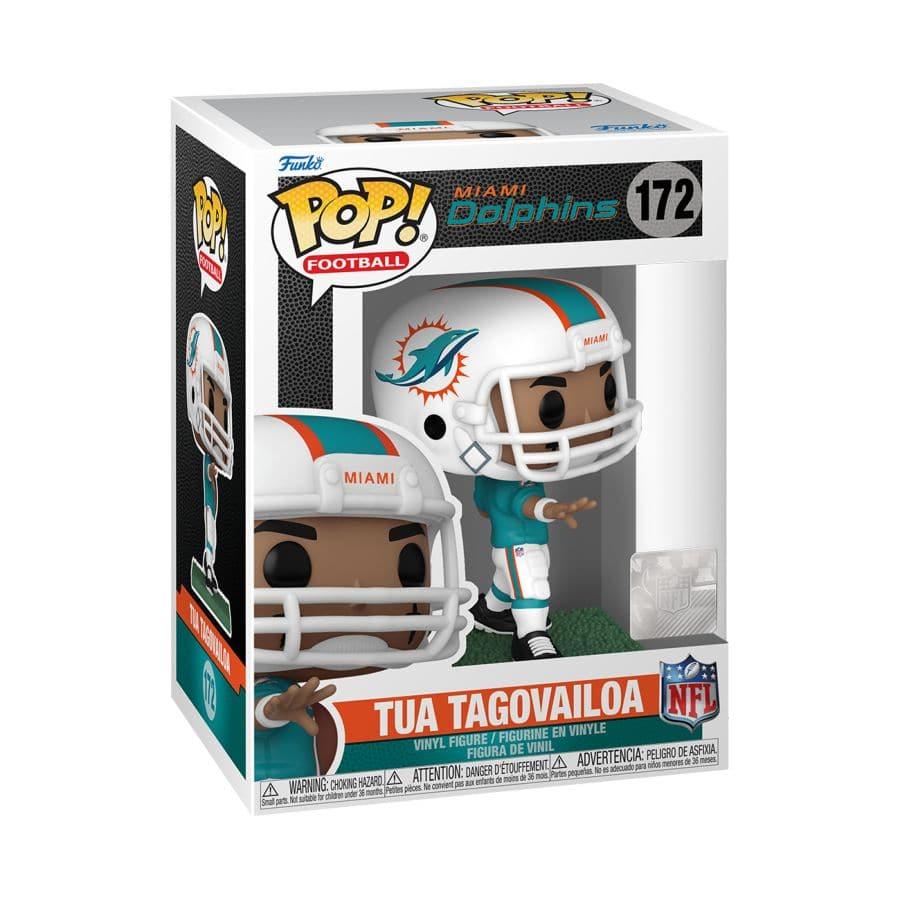 Tua Tagovailoa Miami Dolphins Funko NFL Pop Vinyl Figure - Aqua