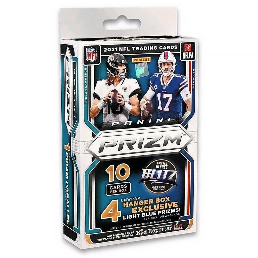 21-22 Panini NFL Prizm Football Trading Card Hanger Box