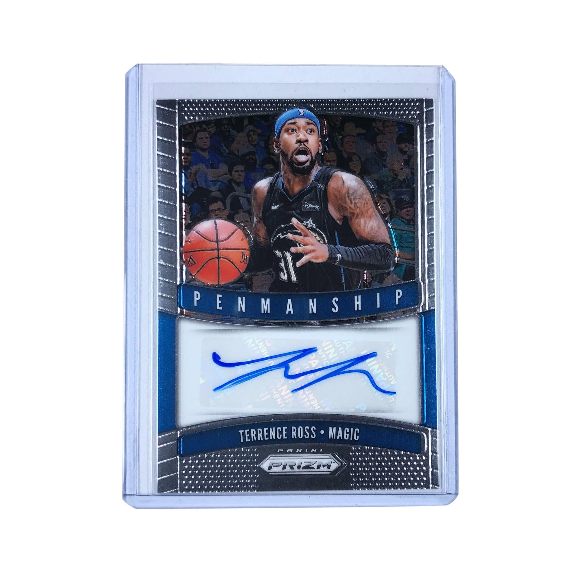 Terrence Ross Orlando Magic 2019-20 Panini Prizm NBA Penmanship Auto Card