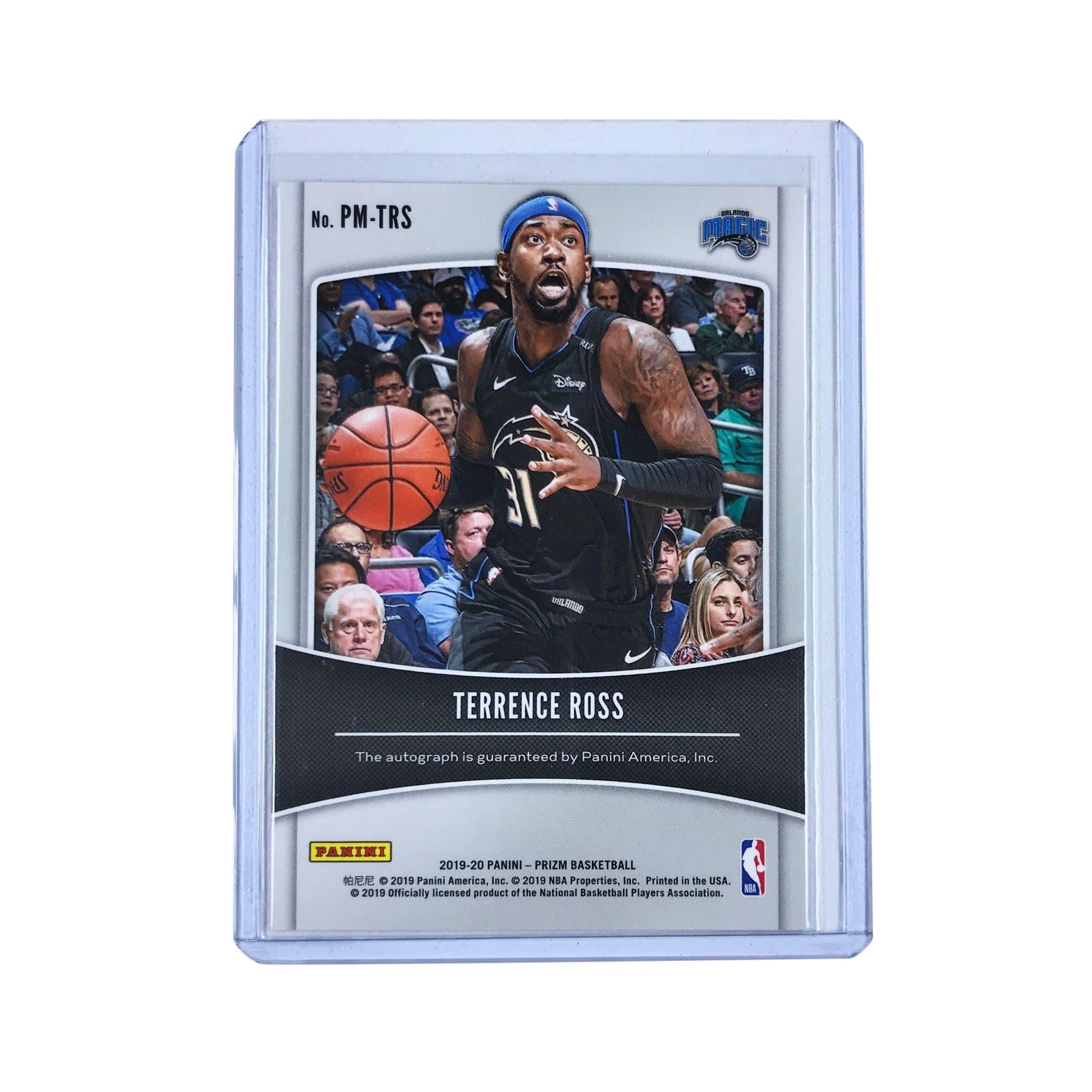 Terrence Ross Orlando Magic 2019-20 Panini Prizm NBA Penmanship Auto Card