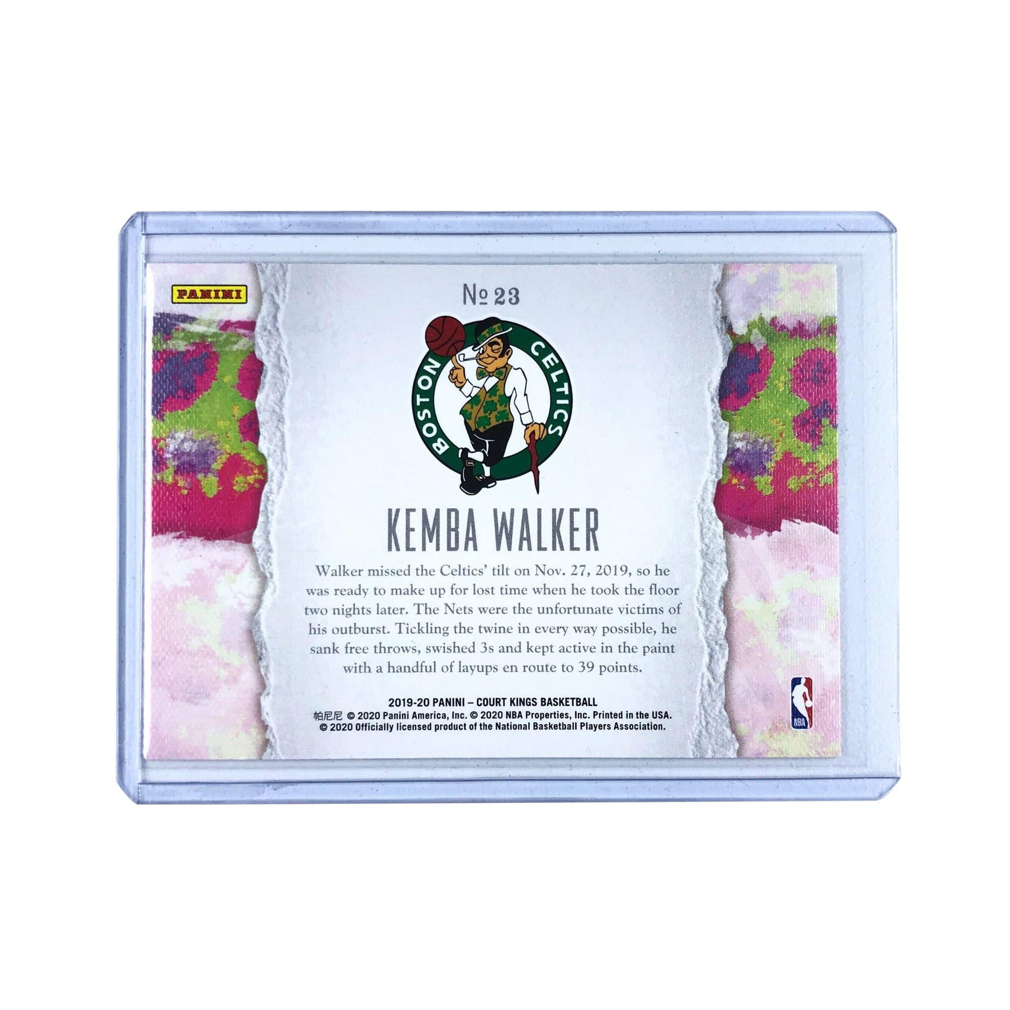 Kemba Walker Boston Celtics 2019-20 Panini Court Kings NBA Points In The Paint Card