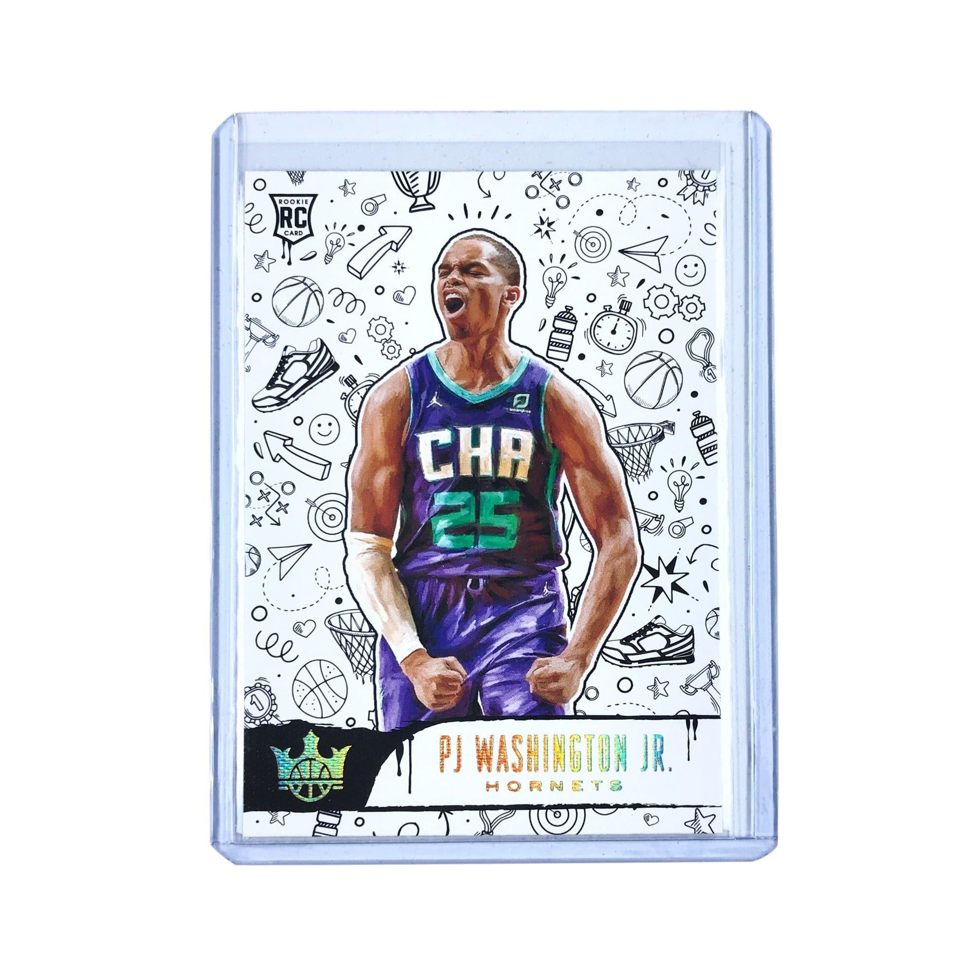 PJ Washington Jr Charlotte Hornets 2019-20 Panini Court Kings NBA Level III Rookie Card