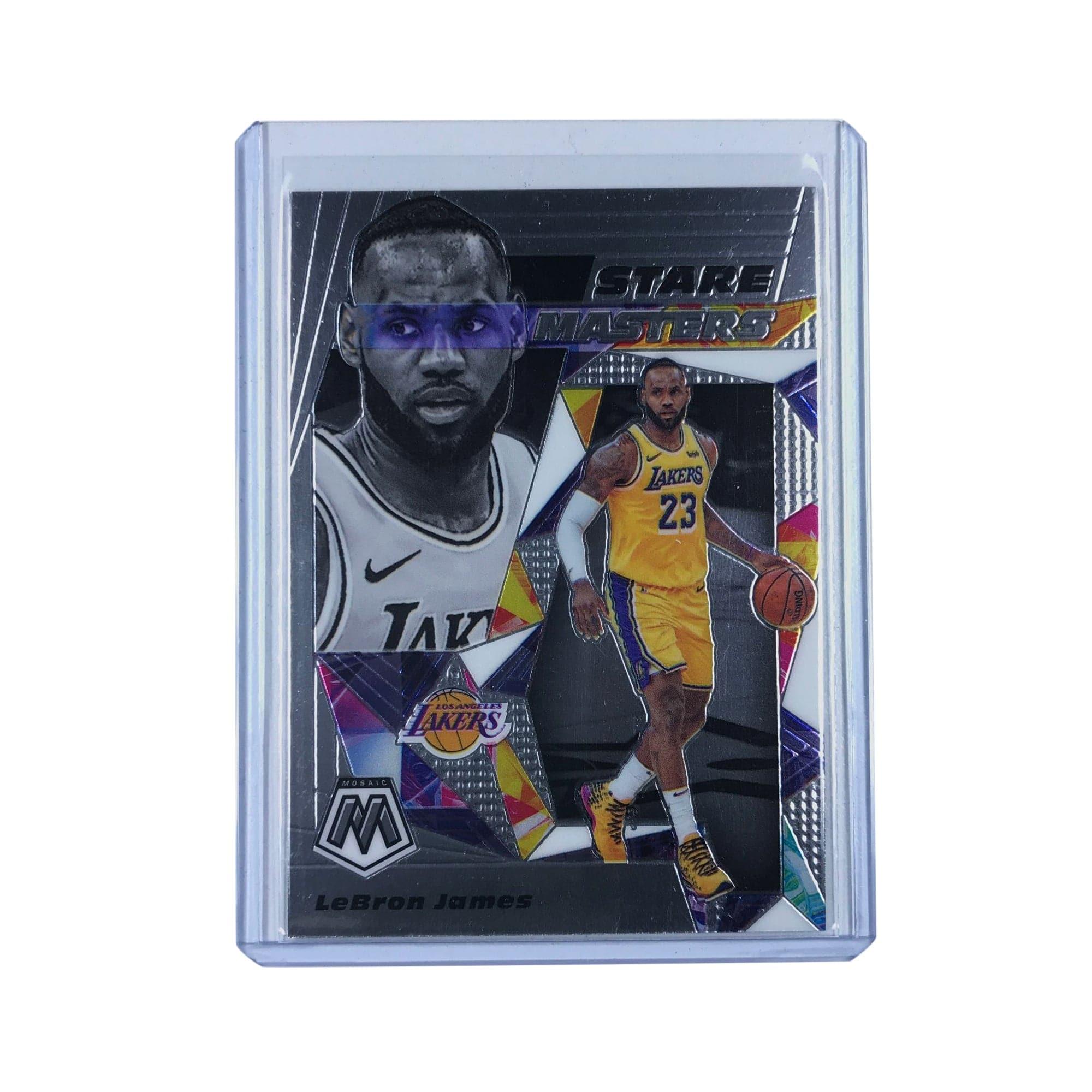 Lebron James Los Angeles Lakers 2019-20 Panini Mosaic NBA Stare Masters Card