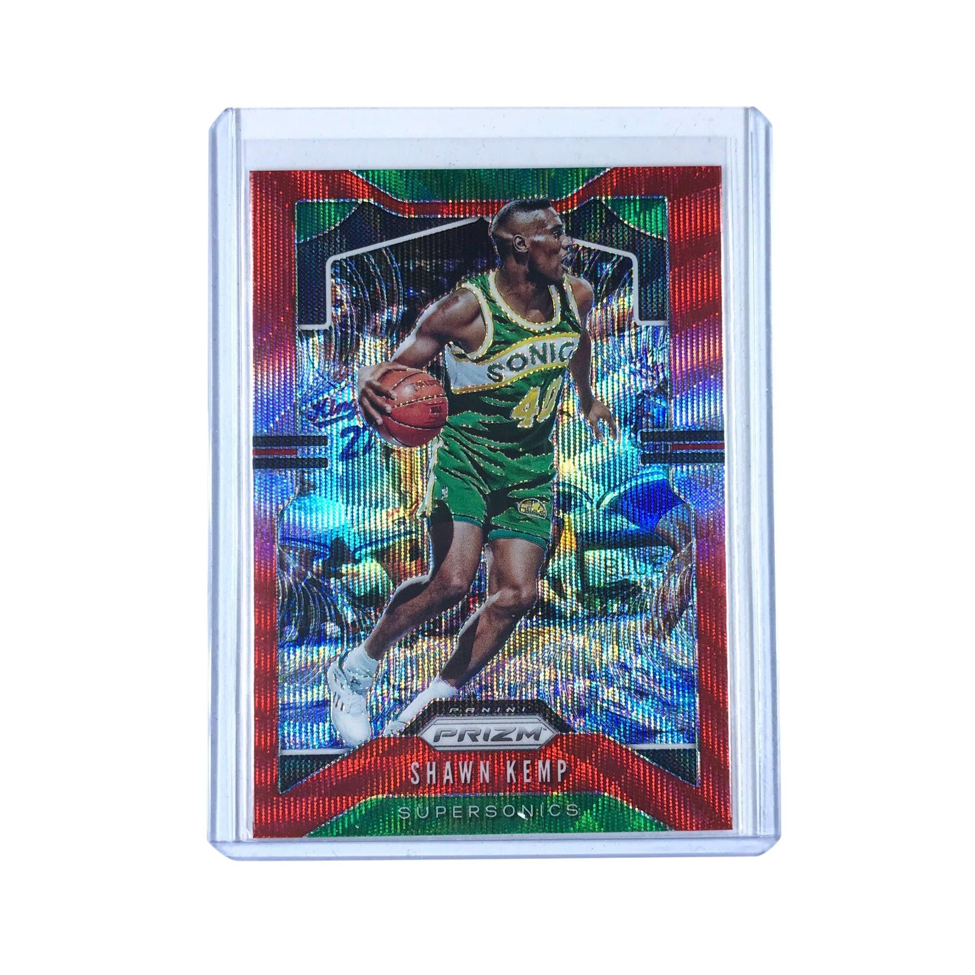 Shawn Kemp Seattle Supersonics 19-20 Panini Prizm NBA Red Wave 14 Card