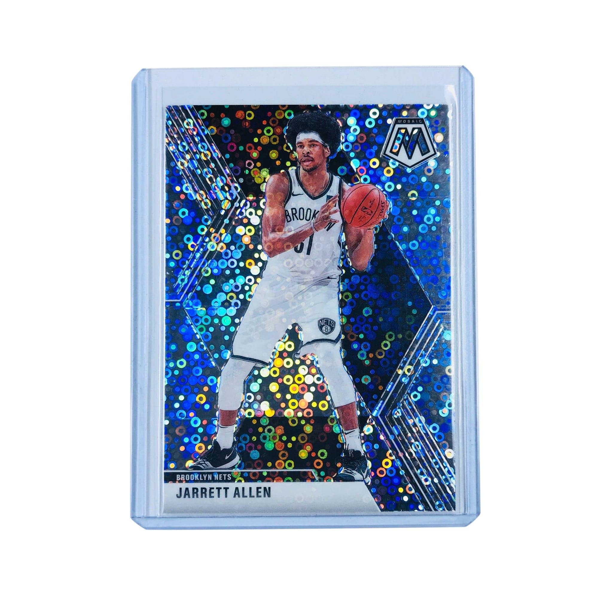 Jarrett Allen Brooklyn Nets 2019-20 Panini Mosaic NBA Silver Disco Prizm Card