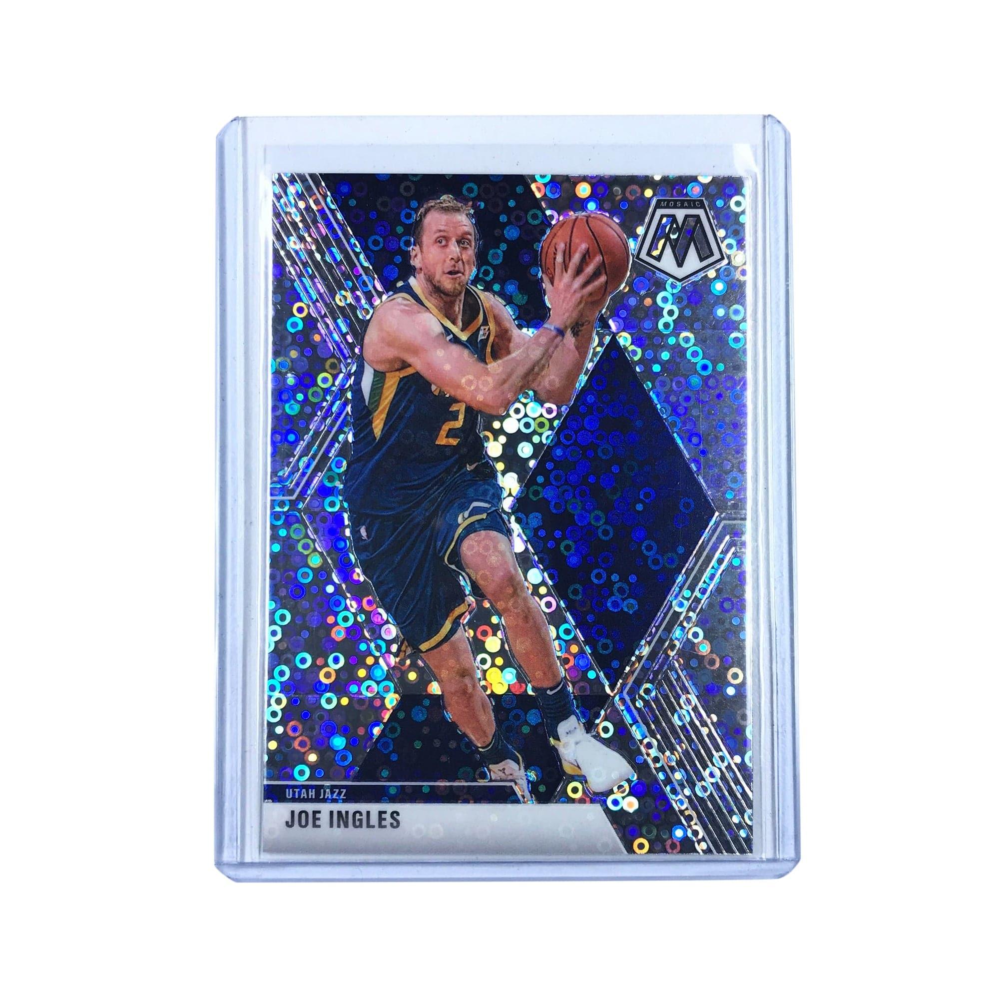 Joe Ingles Utah Jazz 2019-20 Panini Mosaic NBA Silver Disco Prizm Card