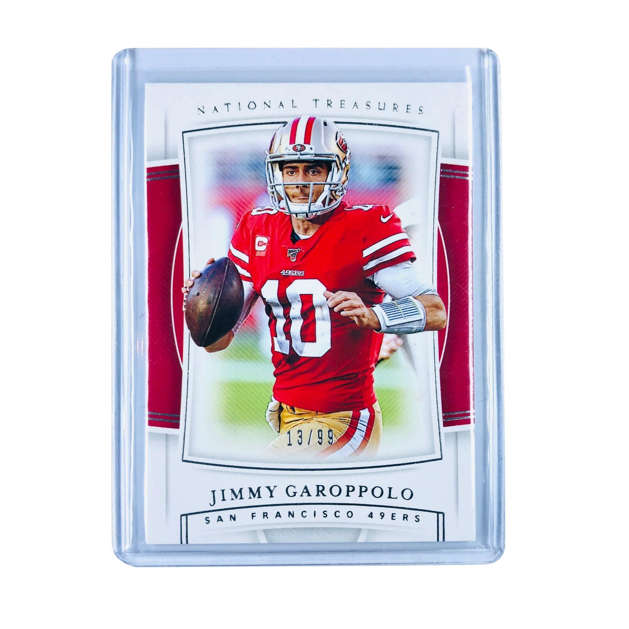 Jimmy Garoppolo San Francisco 49ers 2019 Panini National Treasures 12 NFL /99 Card