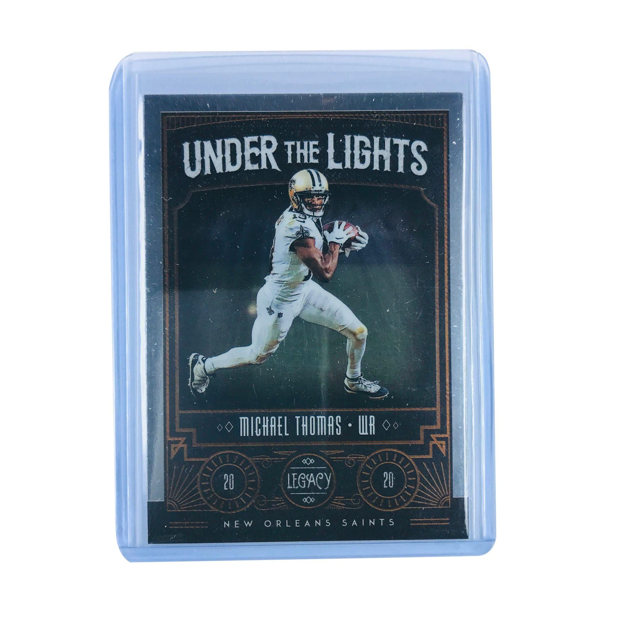 Michael Thomas New Orleans Saints 2020 Panini Legacy NFL Under The Lights Chrome Card