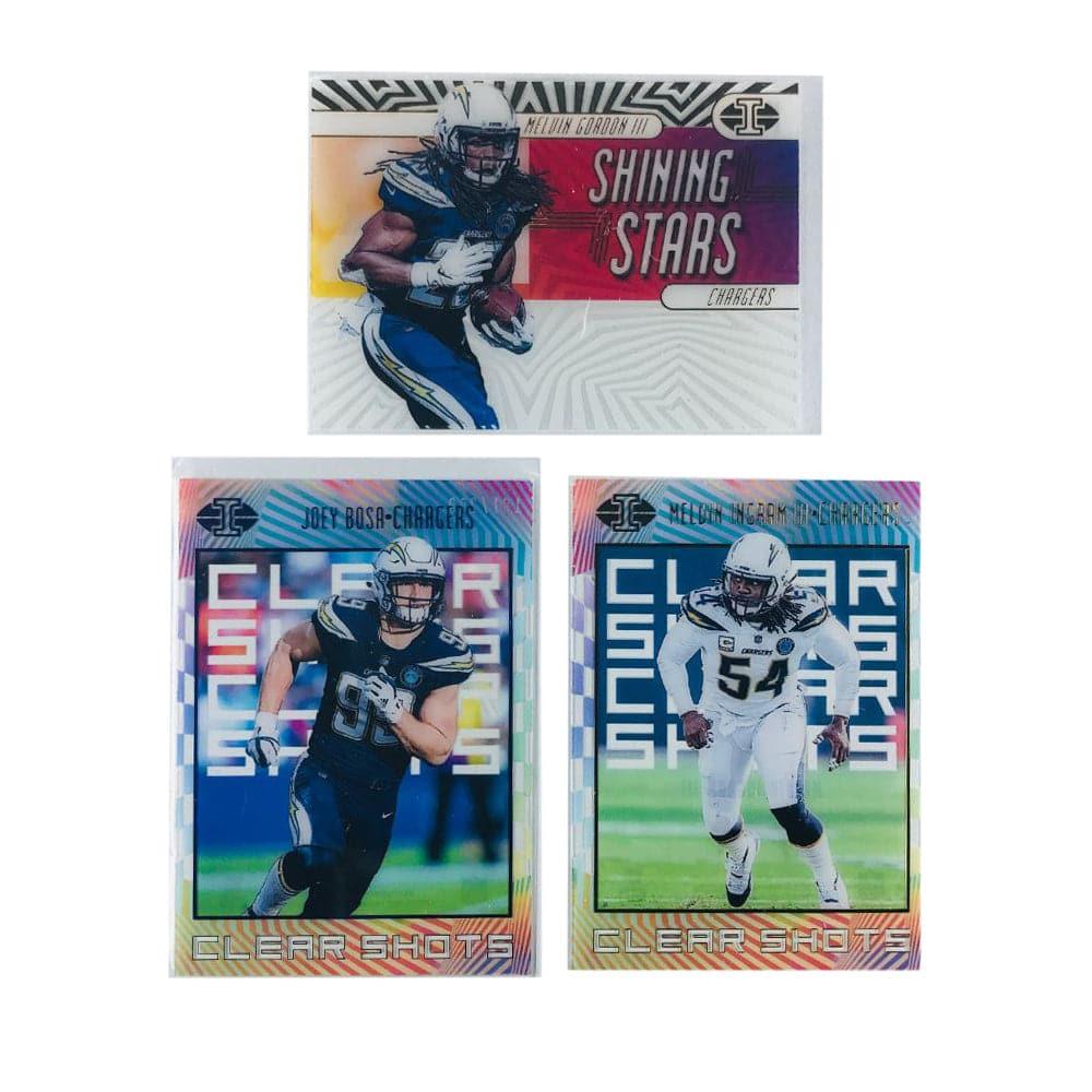 Los Angeles Chargers Panini NFL 3 Card Insert Set