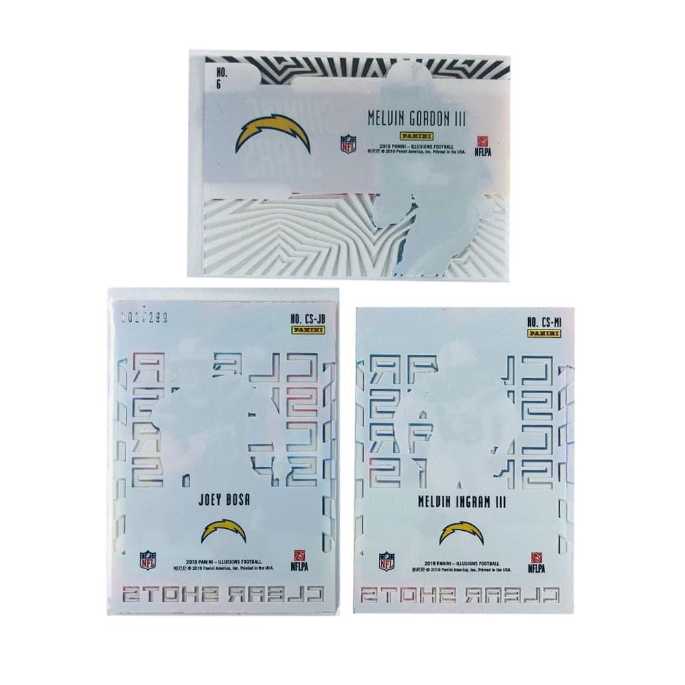 Los Angeles Chargers Panini NFL 3 Card Insert Set