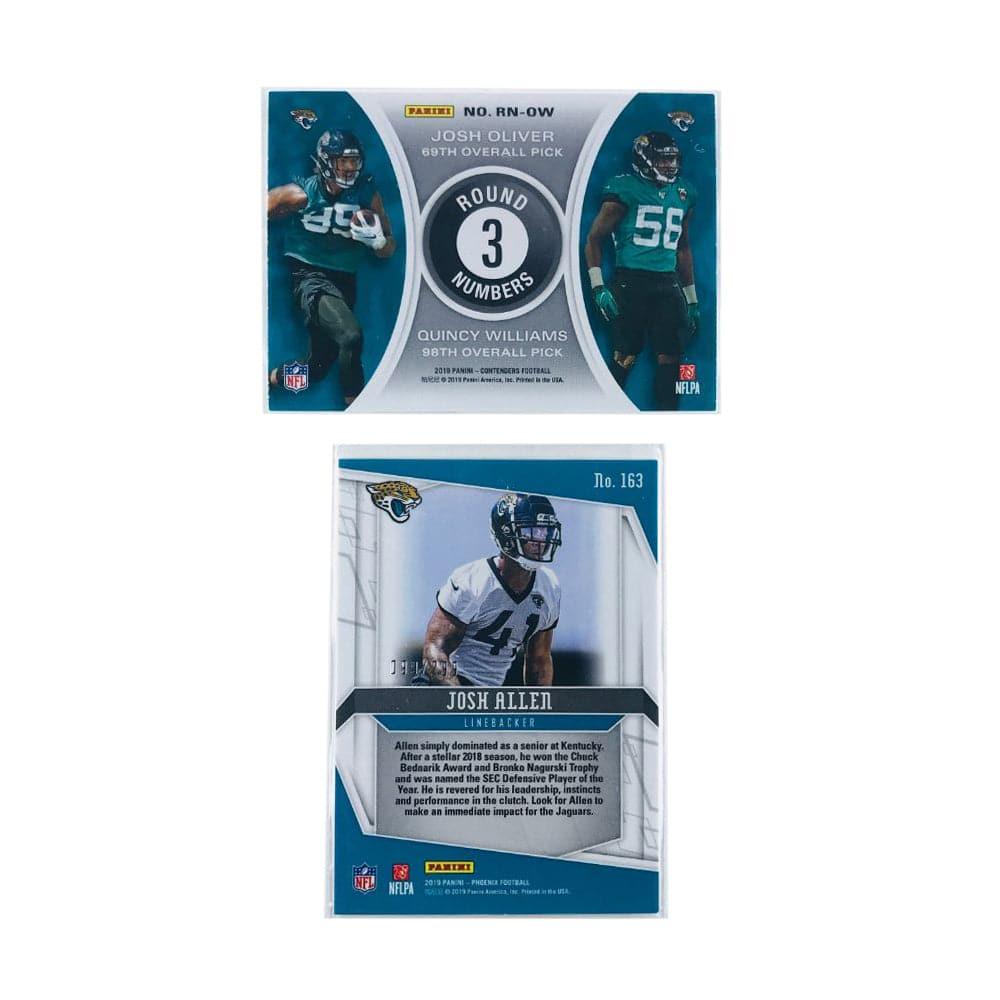 Jacksonville Jaguars Panini NFL 2 Card Insert Trading Card Set