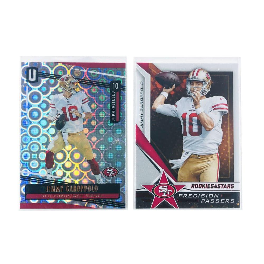 Jimmy Garoppolo San Francisco 49ers 2019 Panini NFL 2 Card Insert Set