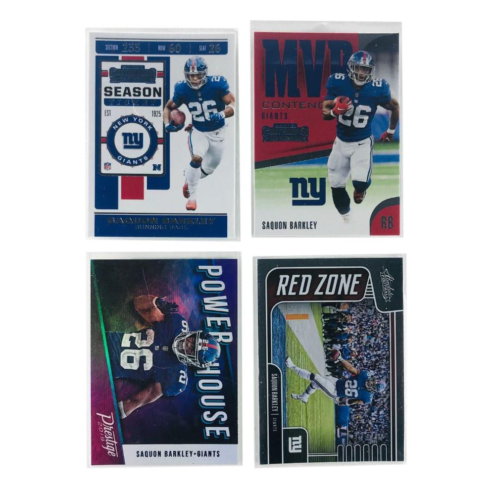 Saquon Barkley New York Giants Panini NFL 4 Insert Card Set