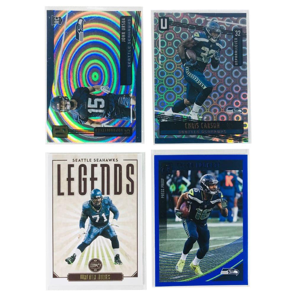 Seattle Seahawks Panini NFL 4 Parallel/Insert Card Set