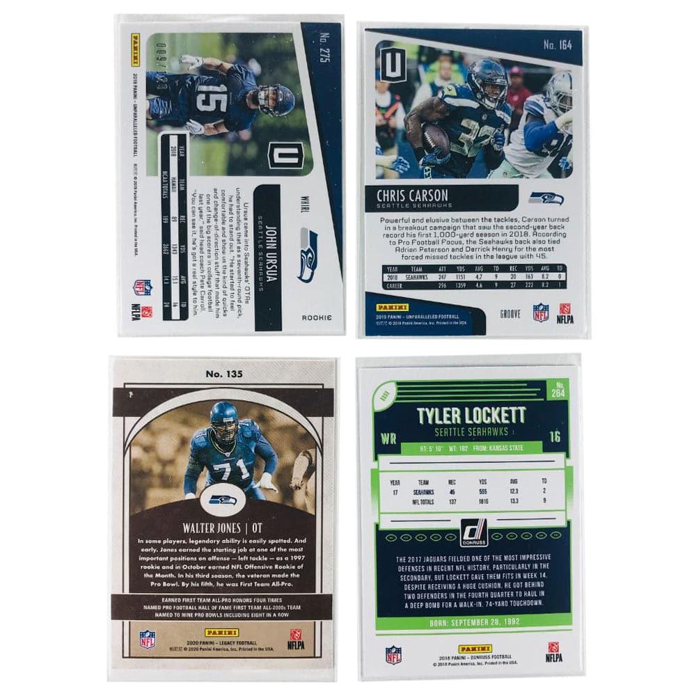 Seattle Seahawks Panini NFL 4 Parallel/Insert Card Set