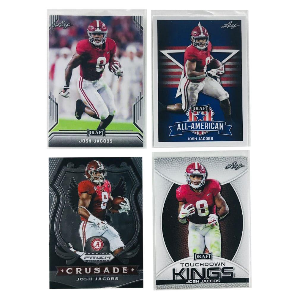 Josh Jacobs Alabama Crimson Tide Las Vegas Raiders Panini NFL 4 Card Set