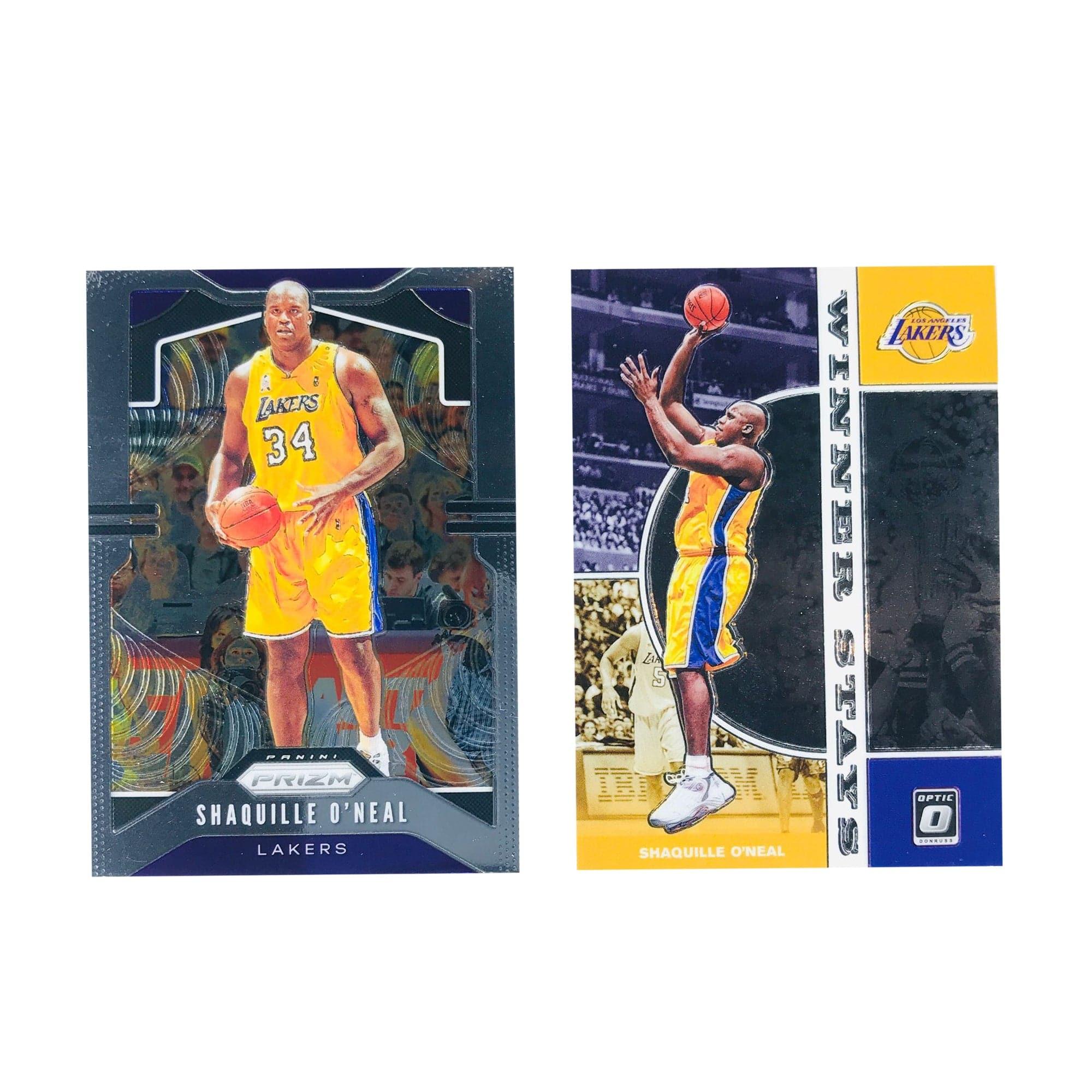 Shaquille O'Neal Los Angeles Lakers 19-20 Panini NBA 2 Card Set