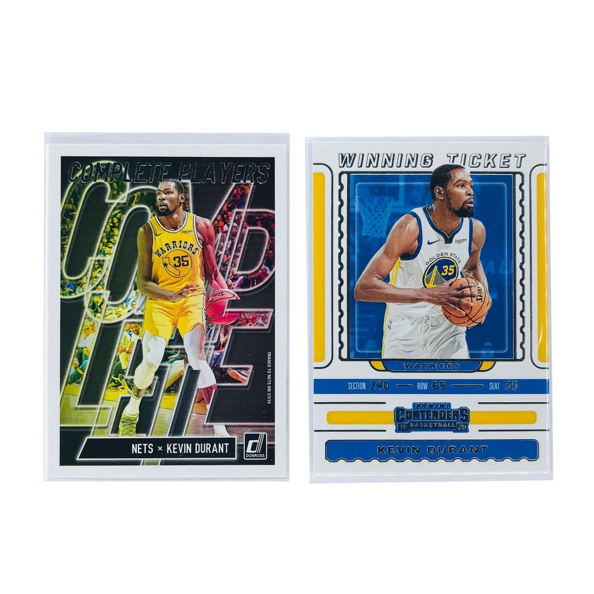 Kevin Durant Golden State Warriors 19-20 Panini NBA 2 Card Set