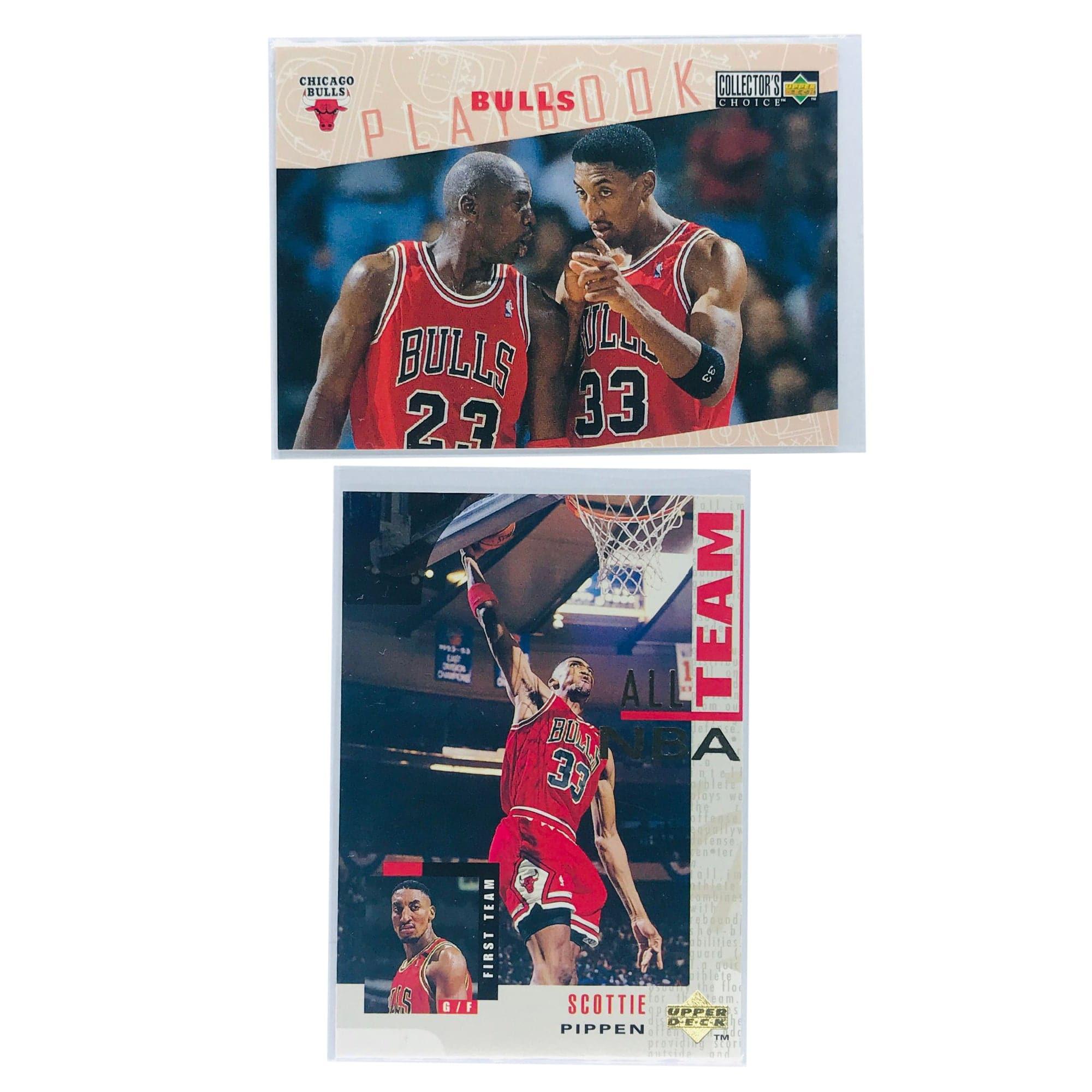 Scottie Pippen Chicago Bulls 1994 Upper Deck NBA 2 Insert Card Set