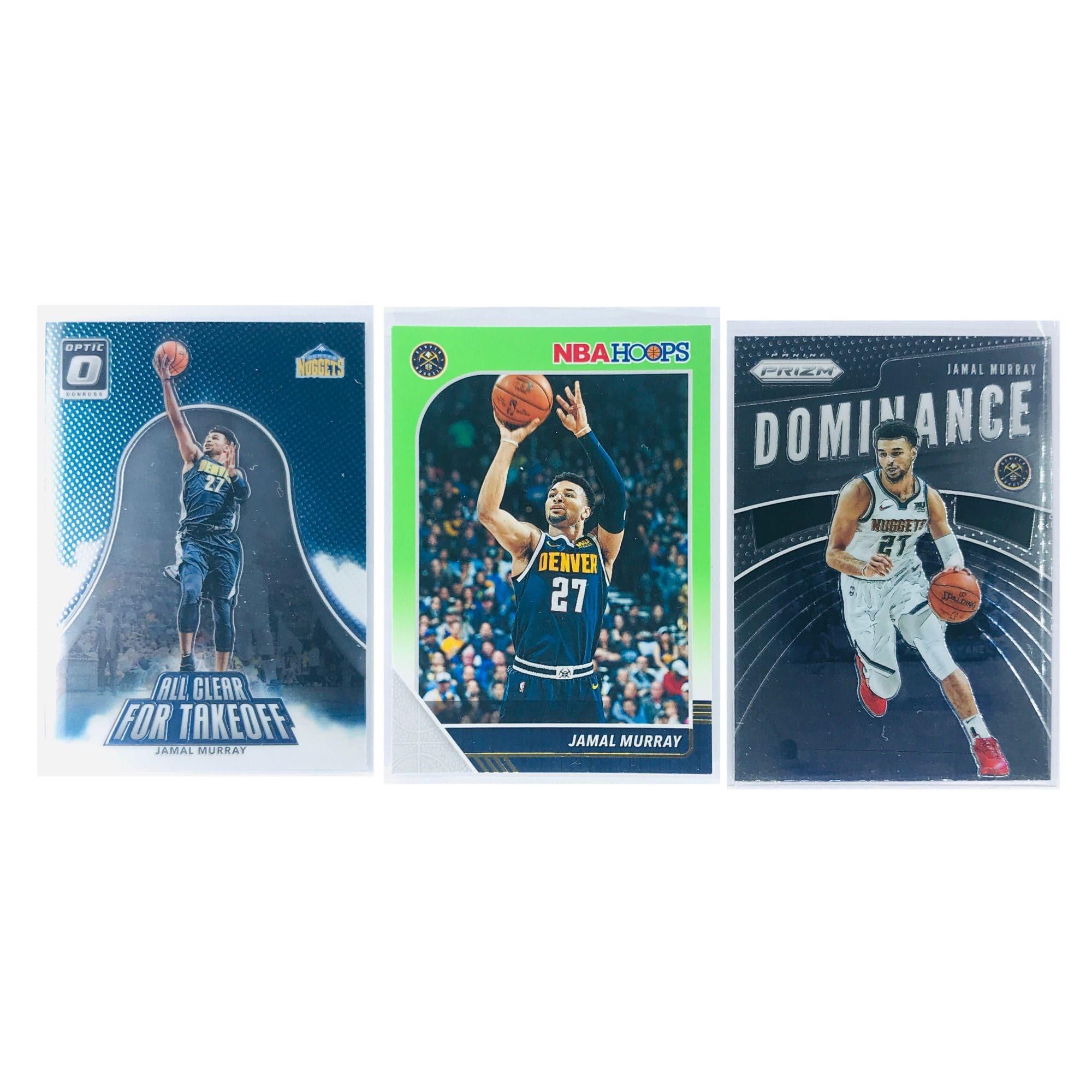 Jamal Murray Denver Nuggets 2019-20 Panini NBA 3 Insert/Parallel Card Set