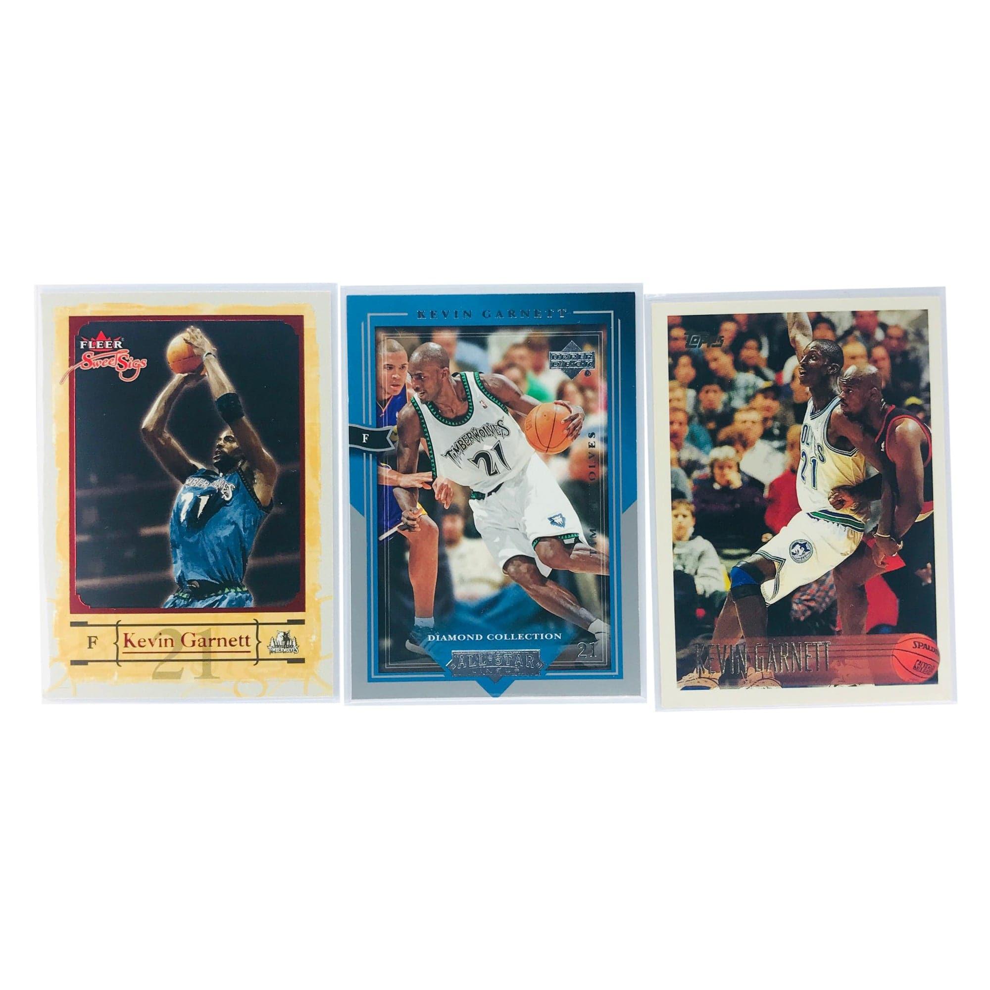 Kevin Garnett Minnesota Timberwolves NBA 3 Card Set